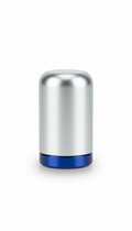 Billet aluminum shift knob with knurled grip